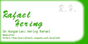 rafael hering business card